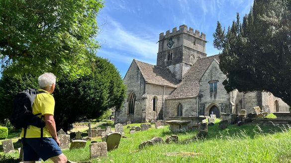On Foot Holidays, The Southern Cotswolds - Avening Church On Foot Holidays, The Southern Cotswolds - Avening Church