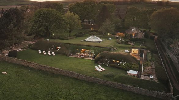 Luxury subterranean living awaits for eight on the edge of the Peak District