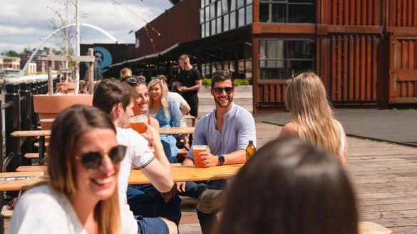 Summer on the Southside, Gateshead, North East England